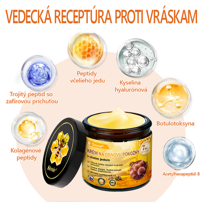 🐝 Sinvie® včelím jedom obnovu pokožky Krém (👨‍⚕‍Výroba v súlade s normami GMP)👍✅