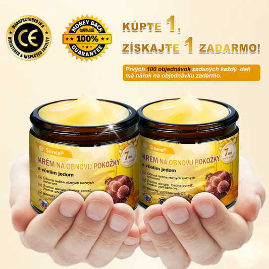🐝 Sinvie® včelím jedom obnovu pokožky Krém (👨‍⚕‍CE schválené)👍✅