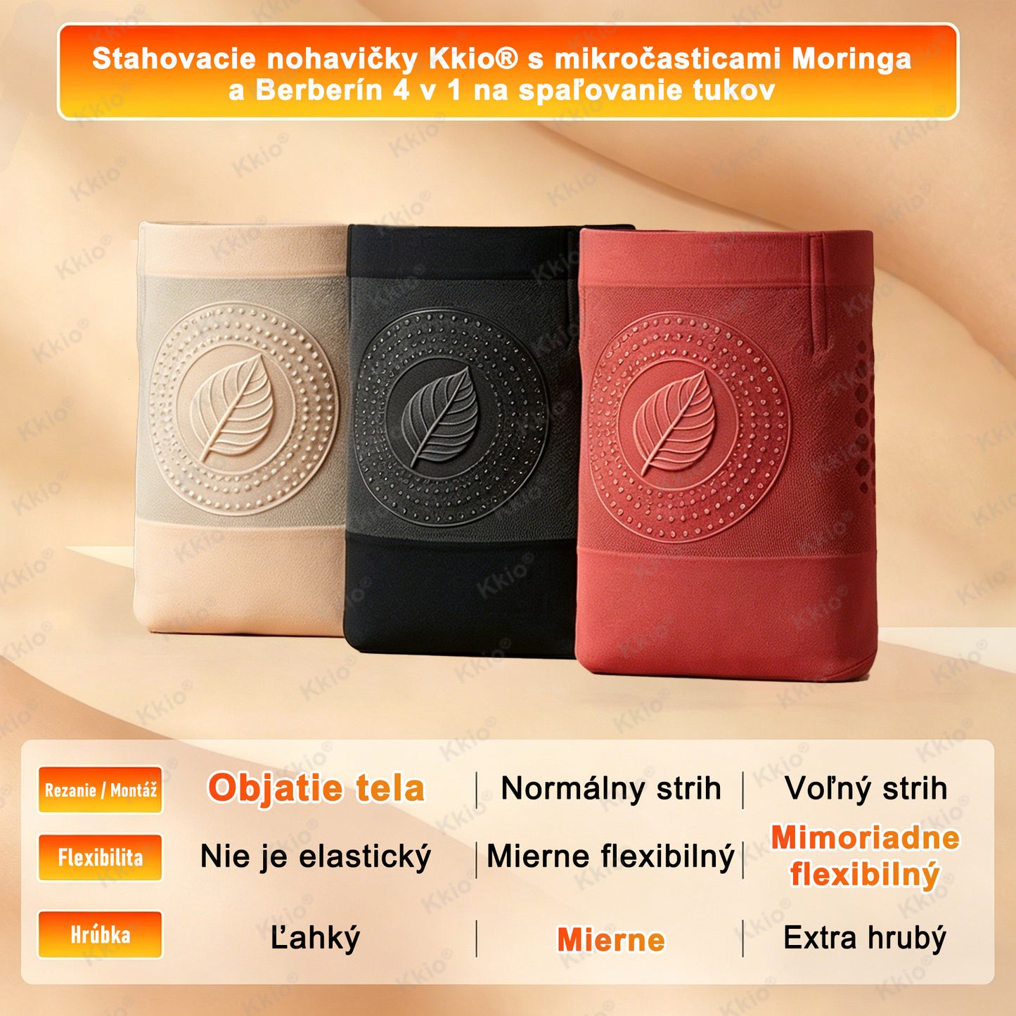 🔥 Objavte tajomstvo – Kkio® 4 v 1 tvarovacie a spaľovačské kraťasy s mikronizovanou moringou a borberínom ☘️ Výhradne v oficiálnom e-shope značky.