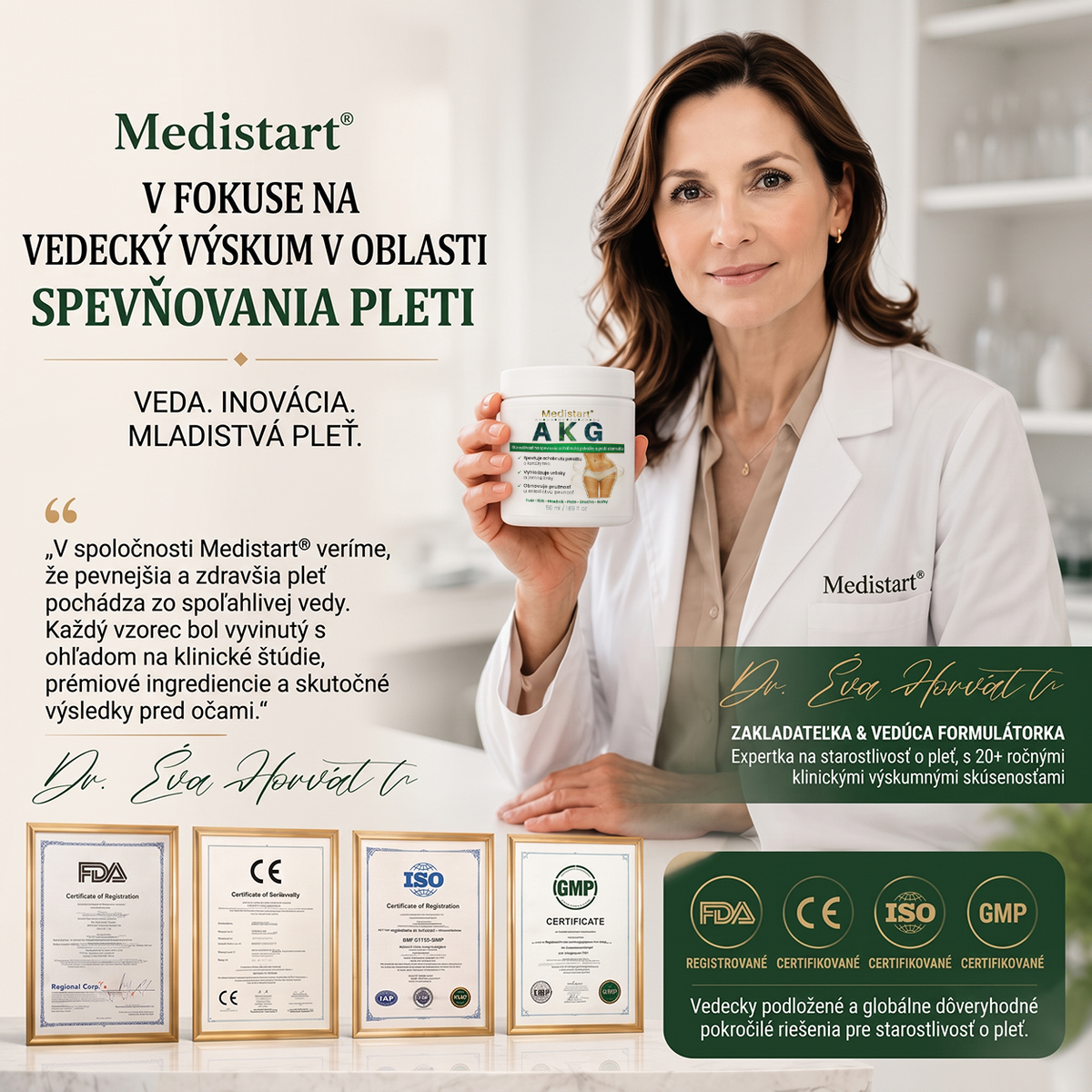 Medistart® SPEVŇUJÚCA & PROTI STARNUTIU PLEŤOVÁ STAROSTLIVOSŤ