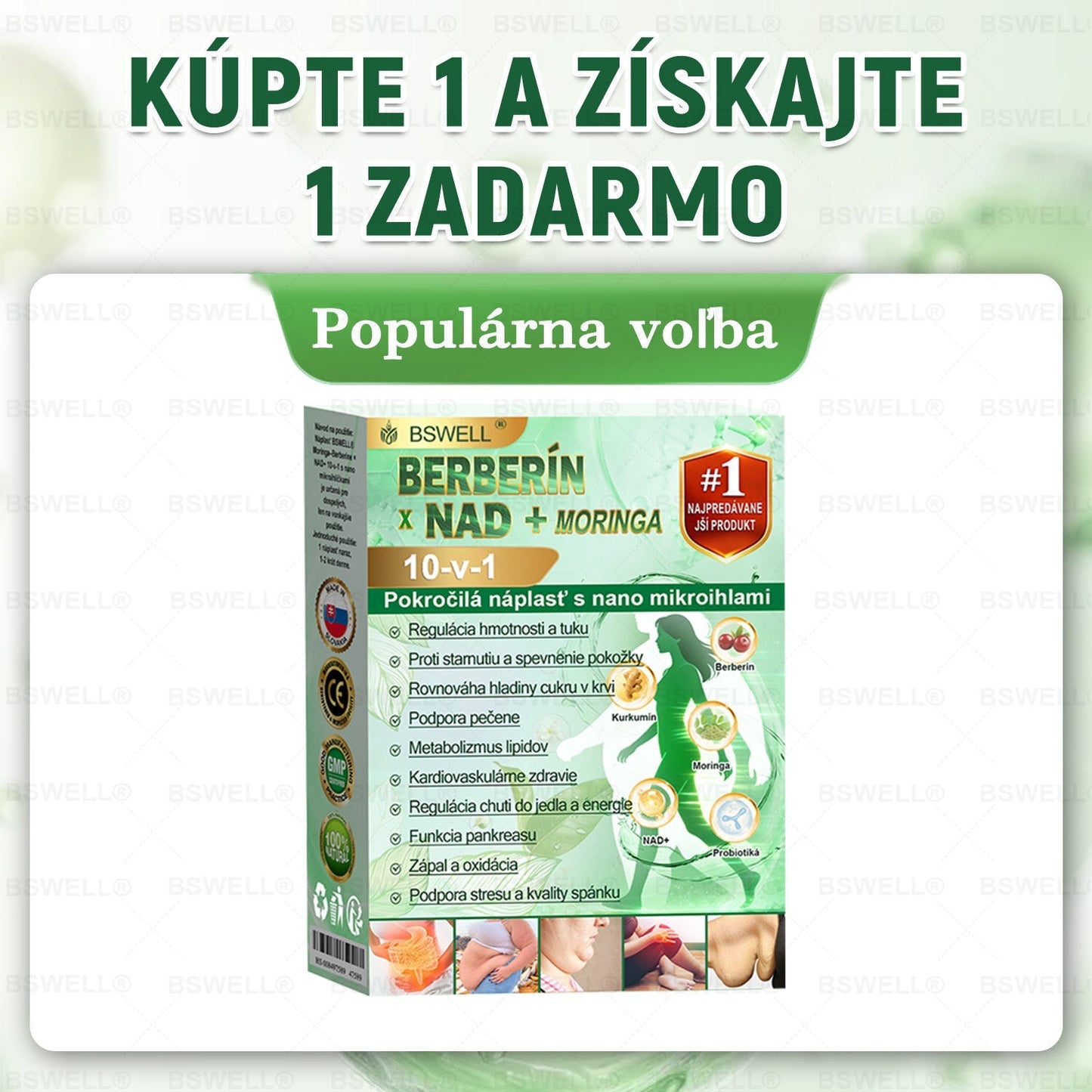 🏅BSWELL® Nano mikronidla chudnúci náplasť (Rýchlo raz denne, viditeľné zmeny do 28 dní) ✅ Pre obezitu, kardiovaskulárne zdravie, cukrovku, spánkovú apnoe, zdravie kĺbov, problémy s kĺbmi a ďalšie